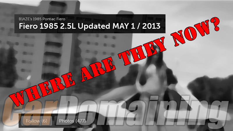 Illustration for article titled CarDomaining - "Where Are They Now" Edition